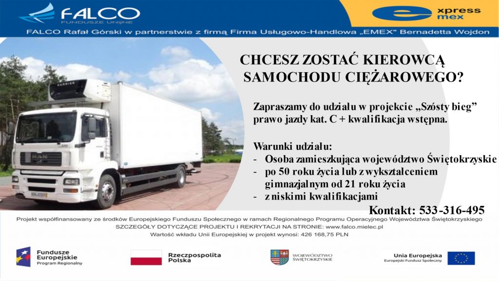 chcesz zostać kierowcą samochodu ciężarowego