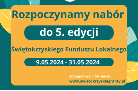 1 386 000 złotych dla organizacji pozarządowych i grup nieformalnych z województwa świętokrzyskiego na lata 2024-2026 . Sprawdź jak uzyskać dotację!