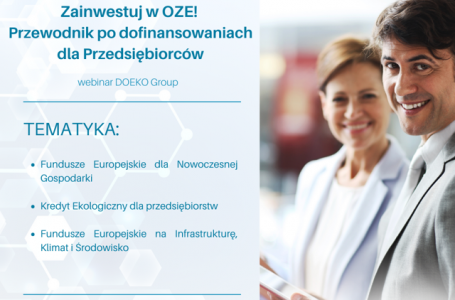Zainwestuj w OZE! Przewodnik po dofinansowaniach dla Przedsiębiorców