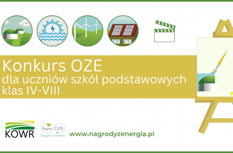 Konkurs OZE dla uczniów klas IV-VIII szkół podstawowych